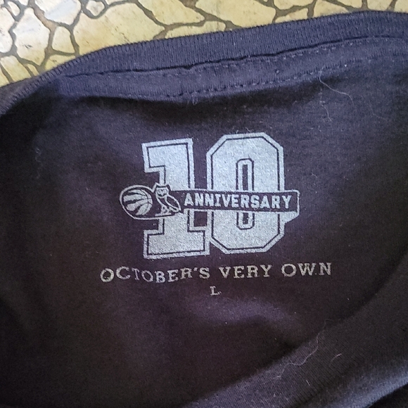 OVO Sound Black T-Shirt with Gold Graphic - Picture 2 of 4